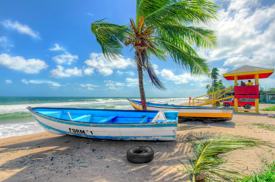Mayaro Beach on the east coast of Trinidad